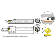 S25R-PDSNL15 Державка расточная