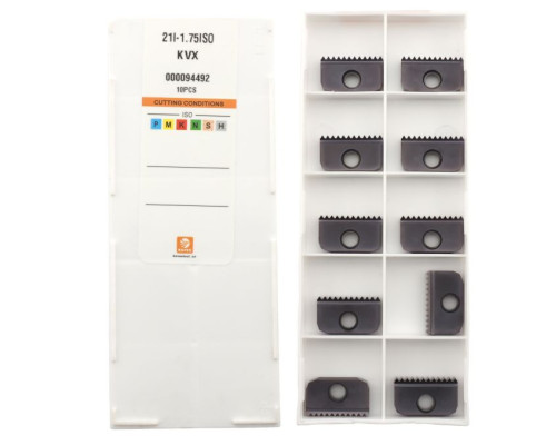 21I-1.75ISO-KVX Пластина твердосплавная для резьбофрез