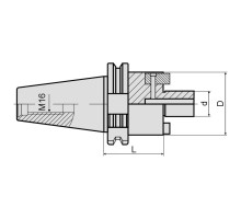 Оправка для насадных фрез SK50-FMB22-060 DIN69871