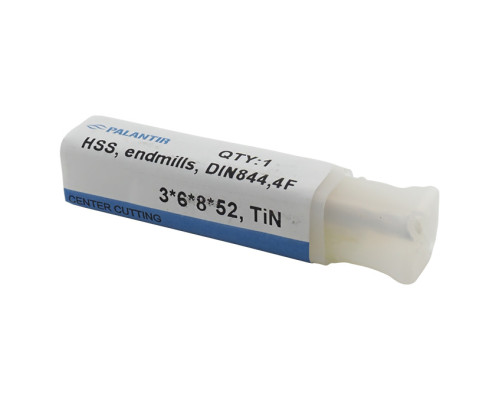 EMP-4F-3x52-HSS-TiN Фреза концевая из быстрорежущей стали