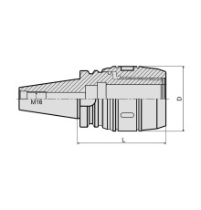 Патрон цанговый BT40-SC20-100