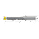 QD080/089-12-5D-CA Корпусное (модульное) сверло со сменной головкой, внутренний подвод СОЖ