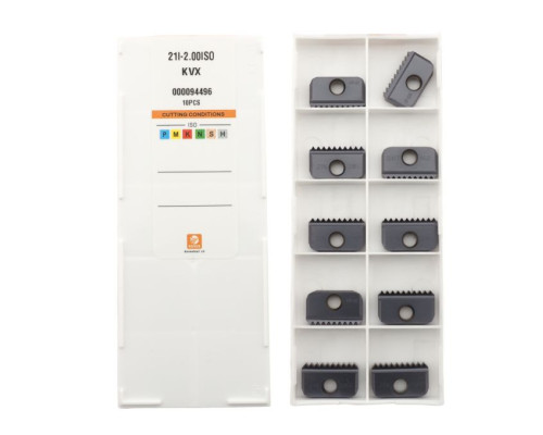 21I-2.00ISO-KVX Пластина твердосплавная для резьбофрез