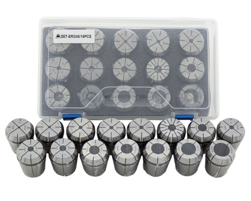 ER40G-SET-15 Набор резьбовых цанг ER40G - 15 шт.