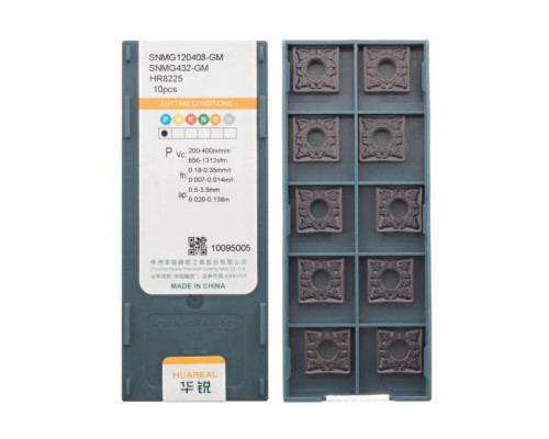 SNMG120408-GM-HR8225 Пластина токарная для стали, получистовая обработка для точения
