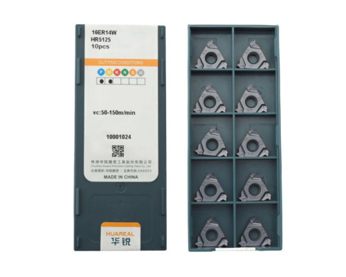 16ER-14W-HR5125 Пластина резьбовая для трубной резьбы Whitworth 55°