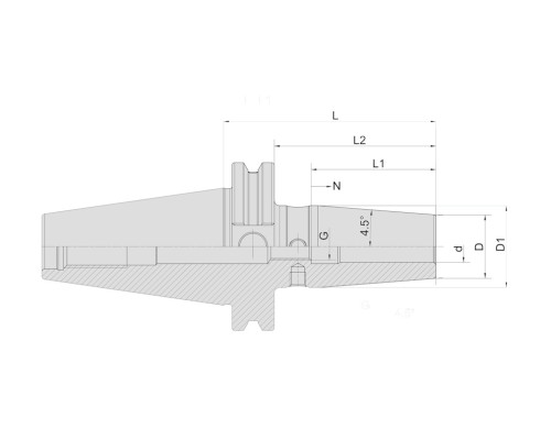 SK40-SF06-120 Патрон термозажимной DIN69871
