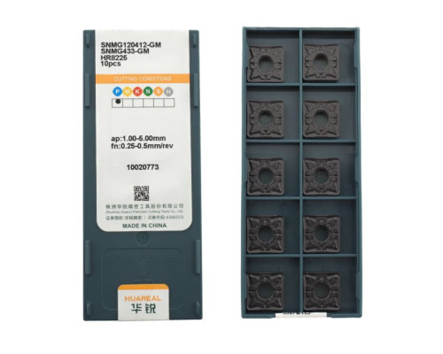 SNMG120412-GM-HR8225 Пластина токарная для стали, получистовая обработка для точения