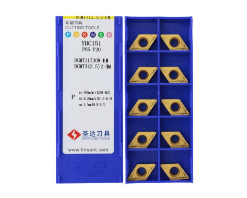 DCMT11T308-HM-YBC151 Пластина токарная для точения