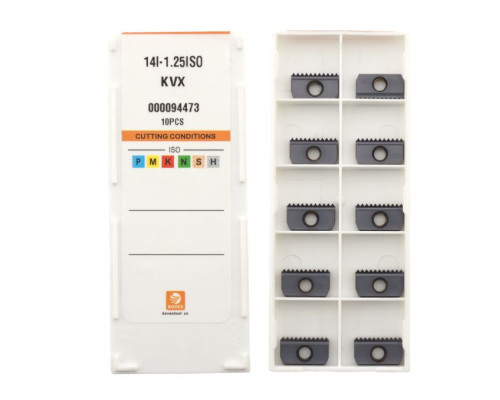 14I-1.25ISO-KVX Пластина твердосплавная для резьбофрез