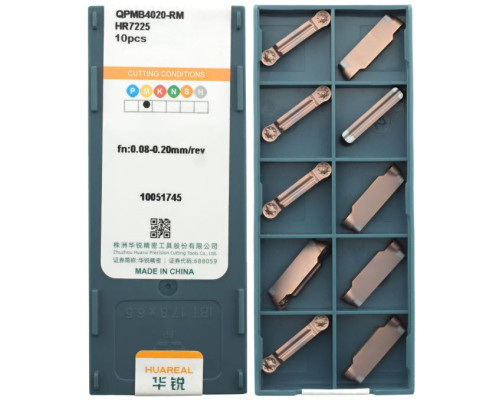 QPMB4020-RM-HR7225 Пластина отрезная, канавочная